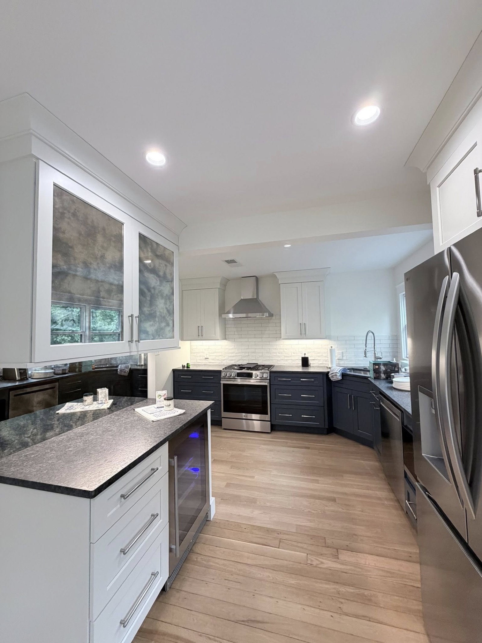 Refinished cabinetry in a Lexington kitchen